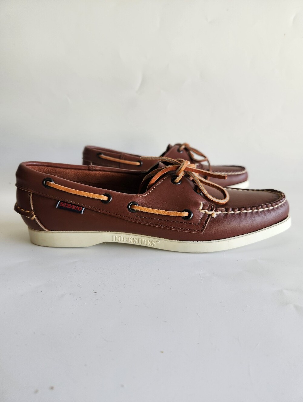 Sebago Docksides Classic  Portland Boat Shoes Brown Womens Size 9 NEW
